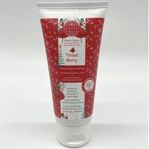 Scentsy Tinsel Berry Hand Cream 2.7oz Holiday Limited Edition Lotion Christmas‎
